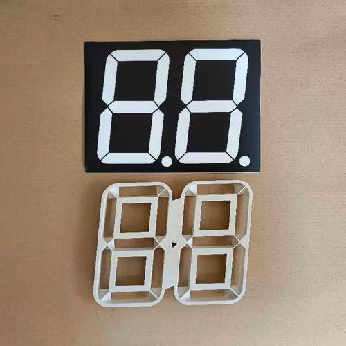 源頭工廠直供 5英寸無秒數碼管與8字殼紅膜超大尺寸數碼管在工礦燈具的應用